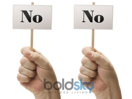 Saying No To Food At Once