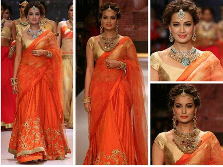 Showstopper For Shobha Shringar: Dia Mirza