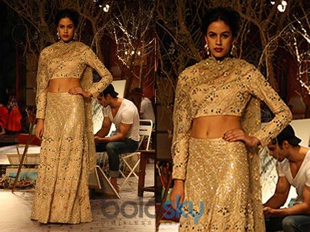 The White Sequined Lehenga