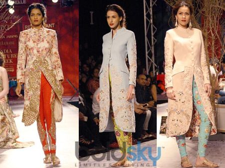 Bandhgala Kurtas & Embroidered Leggings