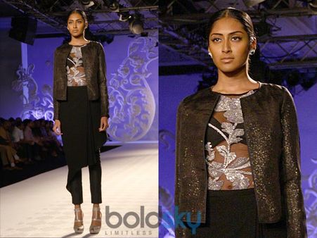 Black Cigarette Pants & Cropped Jacket