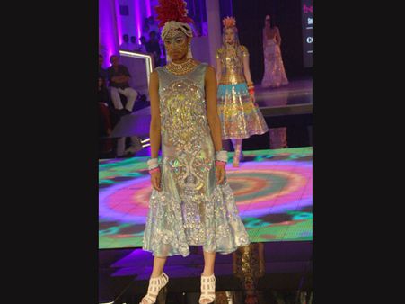 Pale Blue Midi Dress 