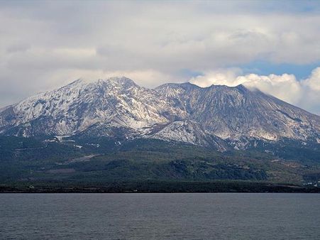 Sakurajima in Japan