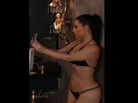 Kim Kardashian Bikini Show