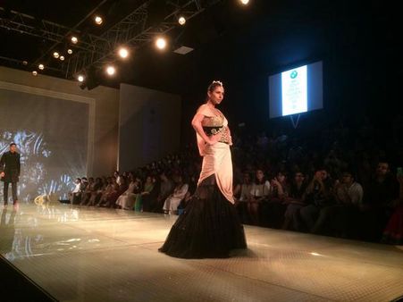 Black n Gold Lehenga Gown Black n Gold Lehenga Gown