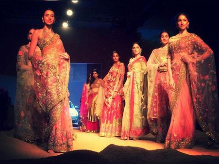 Sarees Too Were In Good Number