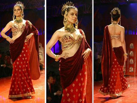Kangana Ranaut In Suneet Varma