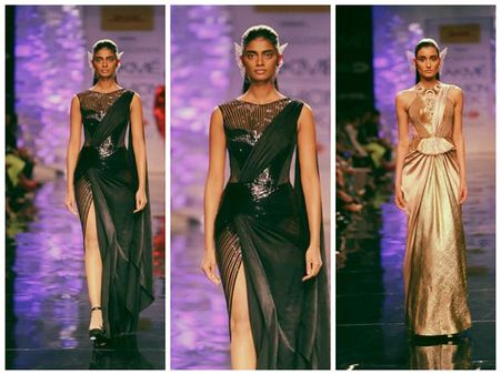 Saree Style Gowns