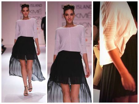 High Low Skirt With Shrug