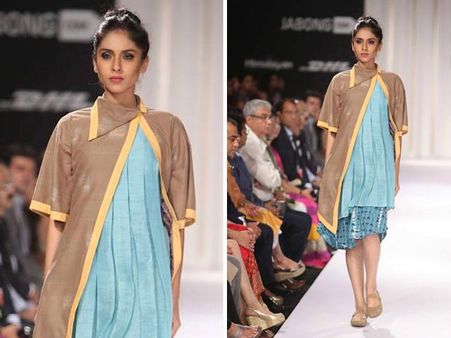 Short Skirt With An Overdress