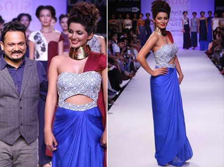 Geeta Basra Walks For Sougat Paul
