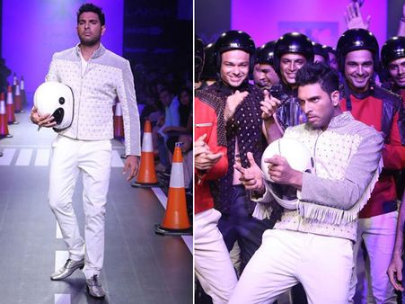 Yuvraj Singh Walks For Arjun Khanna 