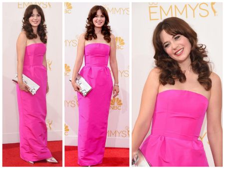 Zoey Deschanel in Oscar De La Renta