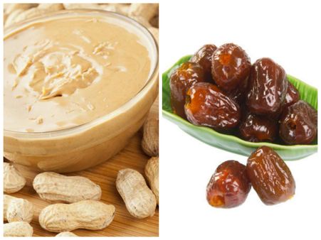 Dates and Peanut Butter