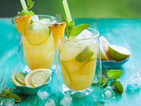 Pineapple and mint