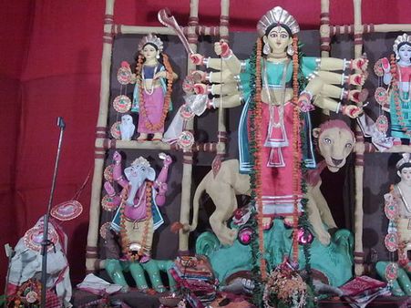3. Bringing The Kola Bou: Mahasaptami