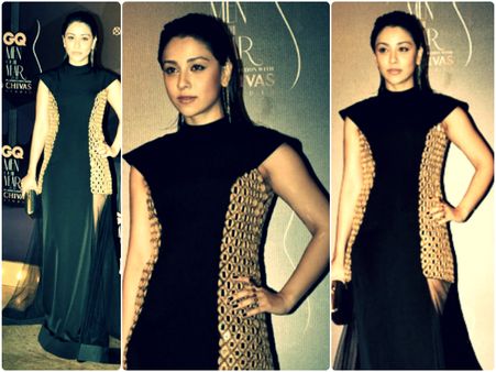 Amrita Puri: Mayyur Girotra Gown