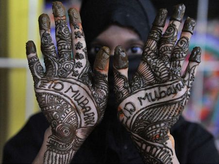 Eid Mubarak Mehendi