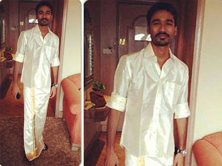 Shirt with dhoti