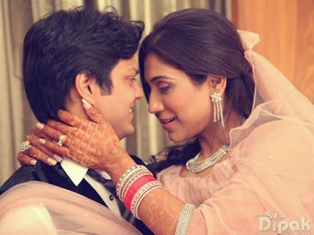 The groom carrying the bride: