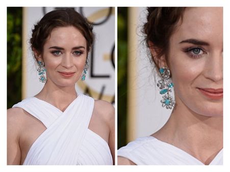Emily Blunt Looks Blue