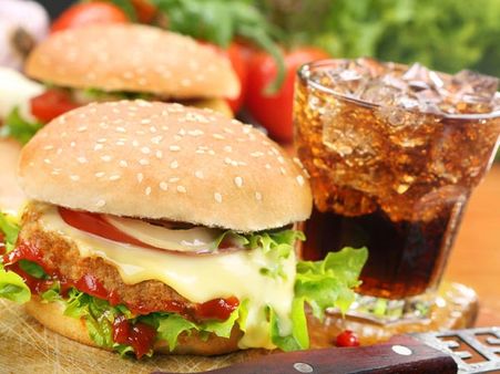 Some fast foods Some fast foods