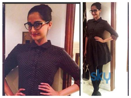 Sonam Kapoor In Blue Print