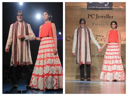 Amitabh Bachchan & Shweta Nanda