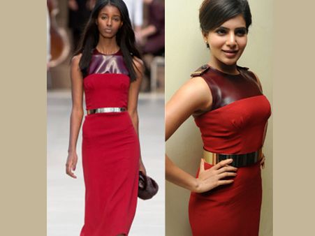 Samantha In Burberry Prorsum Dress Samantha In Burberry Prorsum Dress