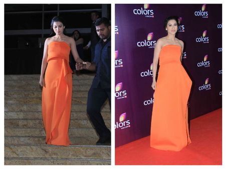 Gauahar Khan at Colors TV Annual Party 