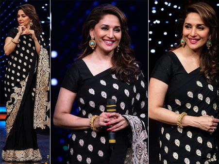 Madhuri Dixit Rocks A Surendri Saree