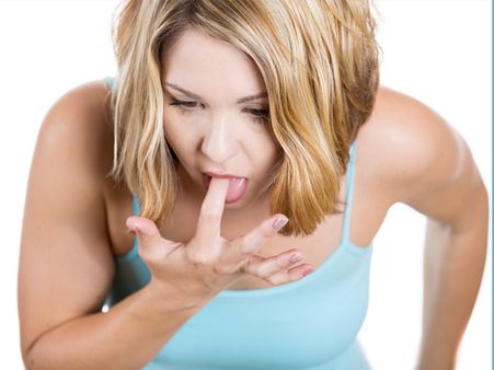 Don't Put Your Finger Inside The Person's Throat