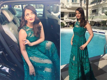 Aishwarya's Emerald Gown Aishwarya's Emerald Gown