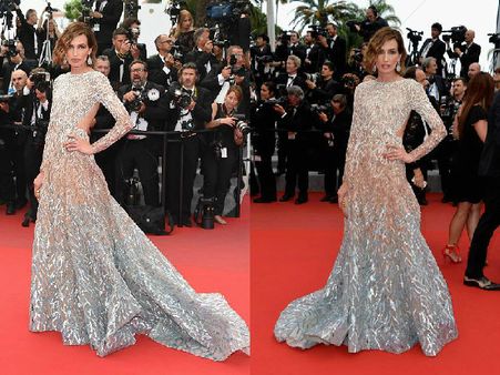 Nieves Alvarez in Elie Saab Couture 