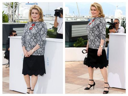 Catherine Deneuve In Louis Vuitton