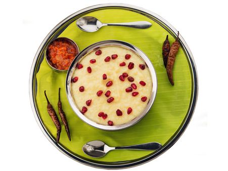 Pomegranate Curd Rice 