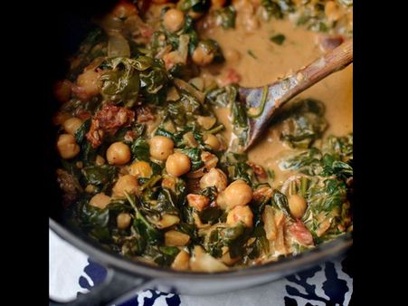 Chickpea & Spinach Curry