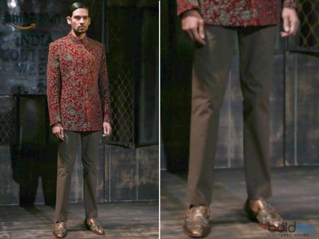 Tan & Silver Brogues Tan & Silver Brogues