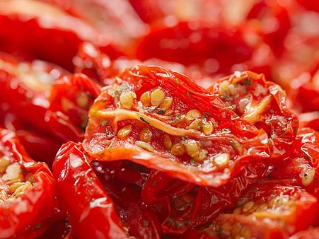 1. Oven-dried Tomatoes: 1. Oven-dried Tomatoes: