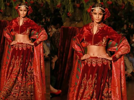 Red Velvet Lehengas