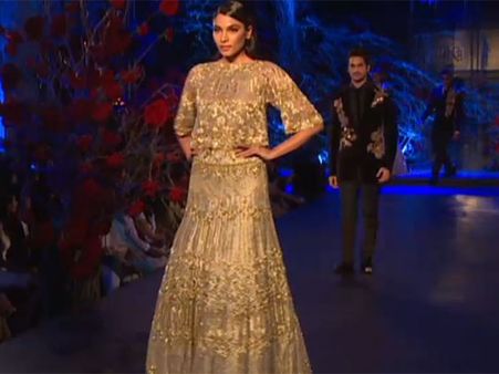 Gold Lehengas