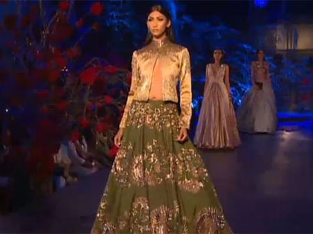 Daring Green Lehengas