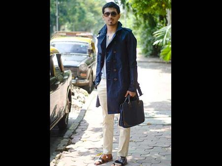 Long Coats And Straight Pants