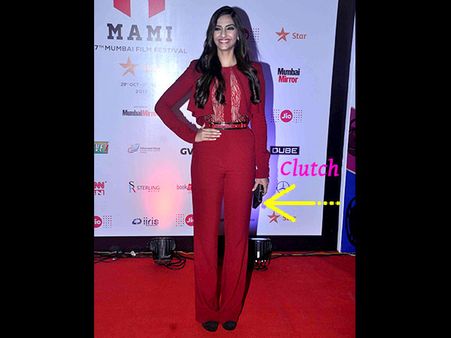 Sonam's Dazzling Clutch