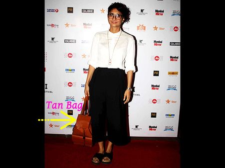 Kiran Rao's Tan Bag