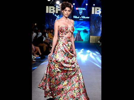 Floral + Satin = Perfect