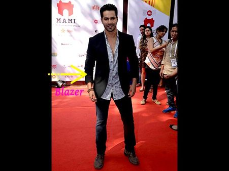 Varun Dhawan's Casual Blazer