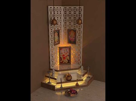 Graceful Pooja Room Design Graceful Pooja Room Design