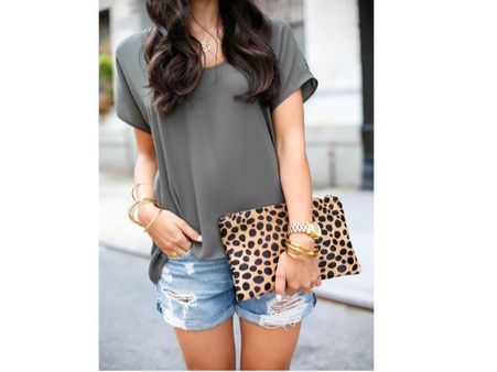 7. Leopard Print Clutch: