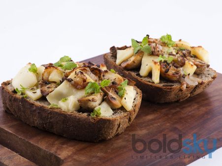 Mushroom Cheese Sandwich: 